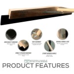 Gagang pel karet 36 inci, kain lap industri tugas berat karet besar